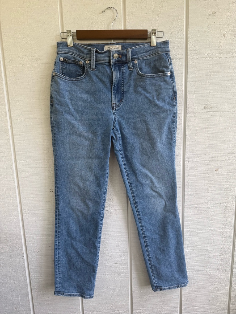 Madewell The Perfect Vintage Light Wash Mid Rise Jeans Size 27